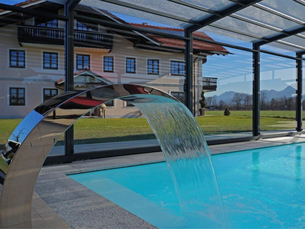 Alluring Holiday Home In Ubersee With Whirlpool Екстериор снимка